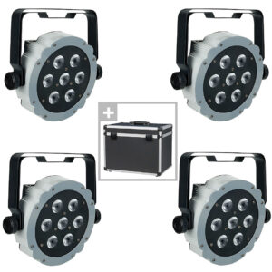 Showtec Compact Par 7 Tri 4pack + Case LED-Leuchte