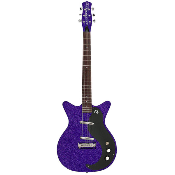 Danelectro Blackout 59 Purple Metal Flake E-Gitarre