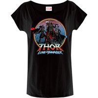 Thor Hero Logo Damen Loose-Shirt schwarz