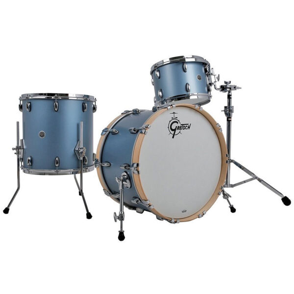 Gretsch Drums USA Brooklyn 20" Satin Ice Blue Metallic Drumset