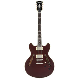 D'Angelico Excel DC Tour Collection Solid Wine E-Gitarre