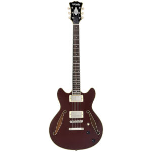 D'Angelico Excel DC Tour Collection Solid Wine E-Gitarre