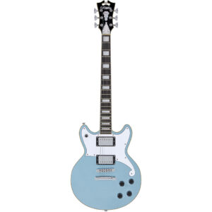 D'Angelico Premier Brighton Ice Blue Metallic E-Gitarre