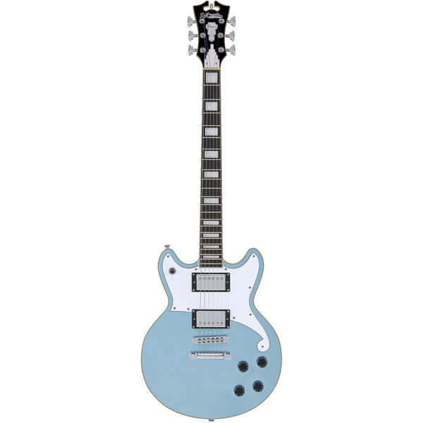 D'Angelico Premier Brighton Ice Blue Metallic E-Gitarre