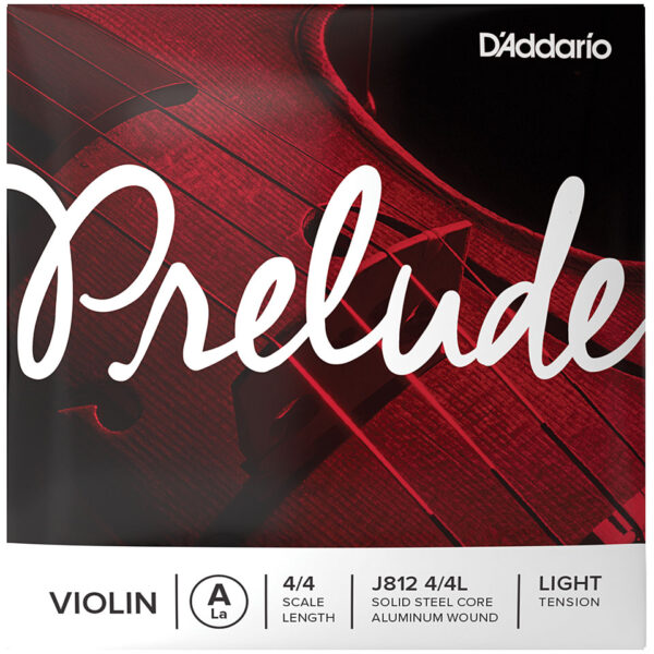 D'Addario Prelude A-String J812 4/4M Saiten Streichinstr.