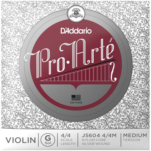 D'Addario Pro-Arté G-String J5604 4/4M Saiten Streichinstr.