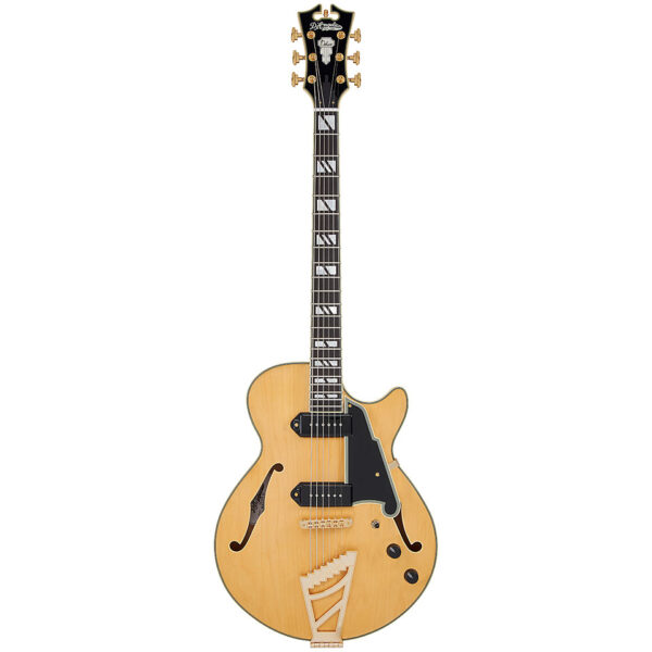 D'Angelico Deluxe SS Baritone Satin Honey E-Gitarre