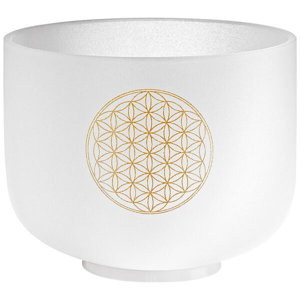 Meinl Sonic Energy PCSB8FO Crystal Singing Bowl 8" Flower of Life