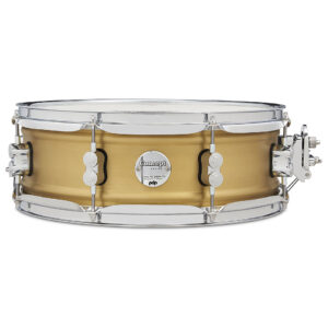 pdp Concept Metal 14" x 5" Natural Satin Brushed Brass Snare Drum