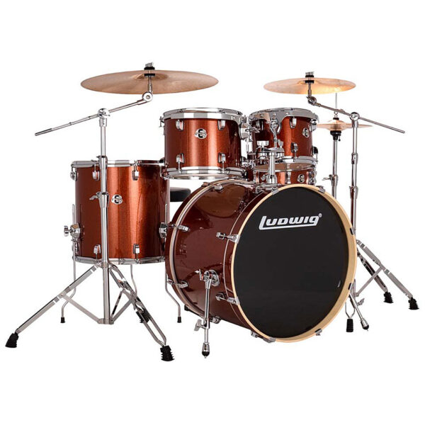 Ludwig Evolution 22" Copper Sparkle Complete Set LE522024DIR