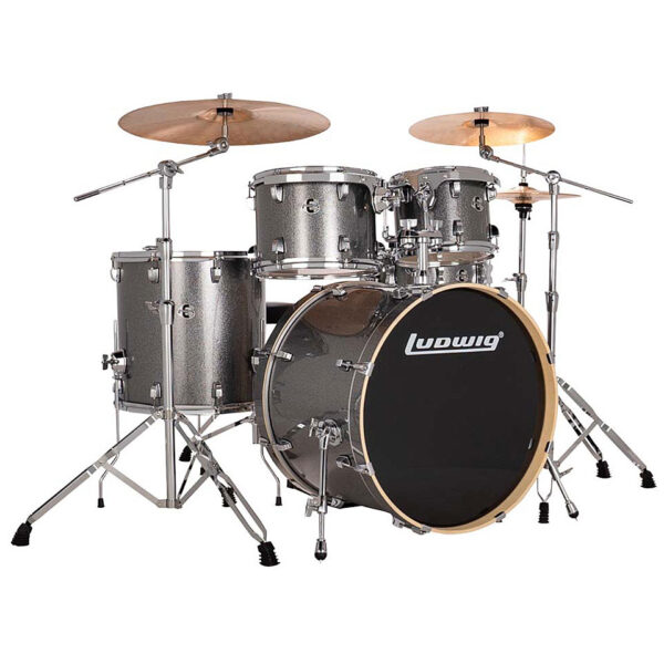 Ludwig Evolution 22" Platinum Sparkle Complete Set LE522028DIR