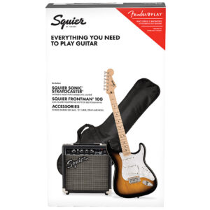 Squier Sonic Stratocaster Pack 2-TS E-Gitarren Set