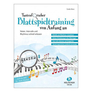 Holzschuh Tastenforscher Blattspieltraining von Anfang an Lehrbuch