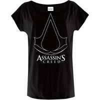 Assassins Creed Symbol Damen Loose-Shirt schwarz