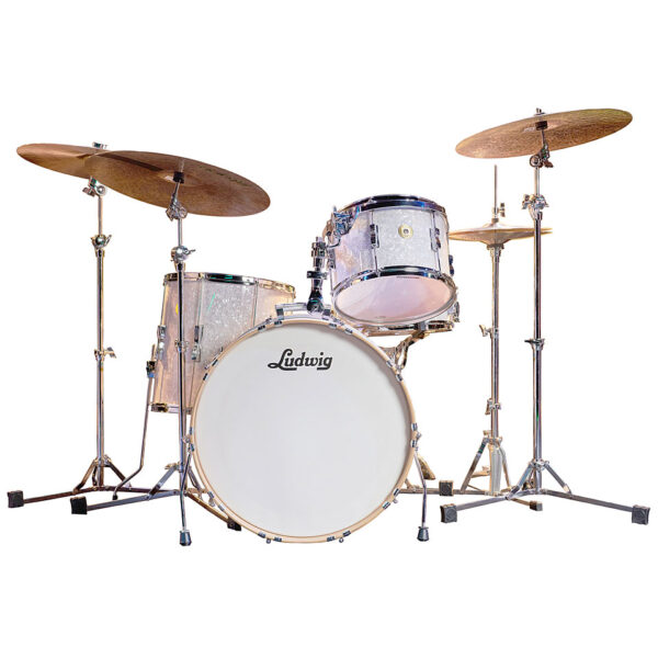 Ludwig Continental Club 20" White Marine Pearl Shell Set Schlagzeug