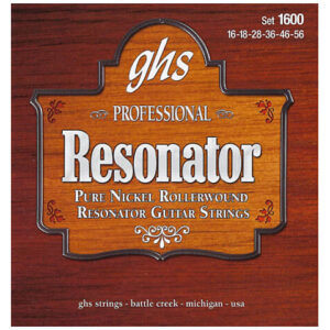 GHS GHS 1600 Resonator Strings Pure Nickel Saiten Westerngitarre