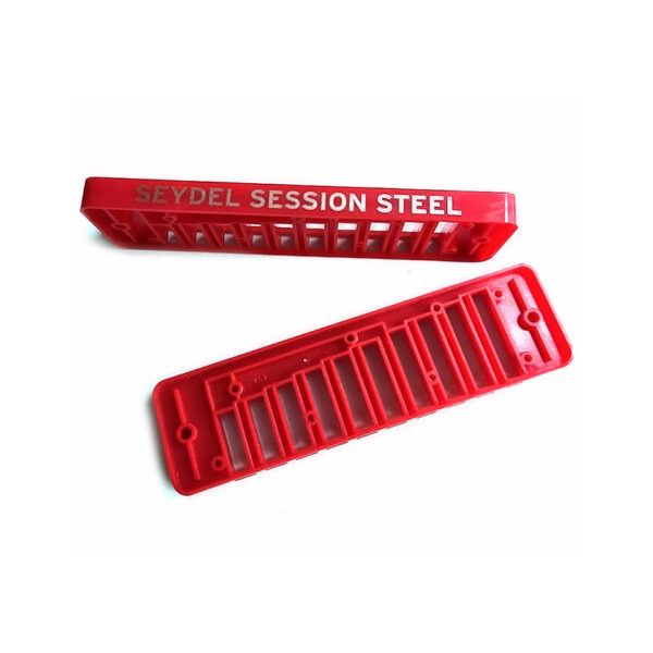 C.A. Seydel Söhne Comb Plastic Blues Session Steel - Cherry Red