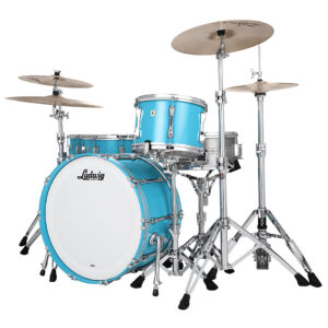 Ludwig Classic Maple Downbeat 20" Heritage Blue 3 Pcs. Shell Set