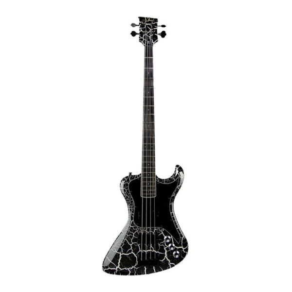 Dunable DE R2 Bass Black/White Crackle E-Bass