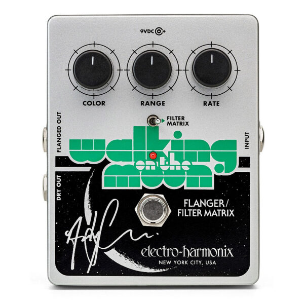 Electro Harmonix Walking on the Moon Andy Summers Sign. Flanger