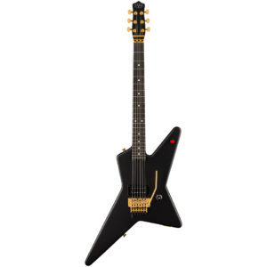 EVH Star limited Edition Stealth Black Gold Hardware E-Gitarre