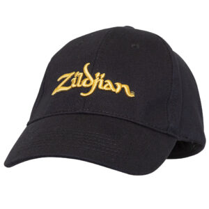 Zildjian T3241 Black Baseball Cap Gold Logo Cap