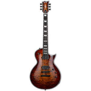 ESP E-II Eclipse QM/FL/Tiger Eye Sunburst E-Gitarre