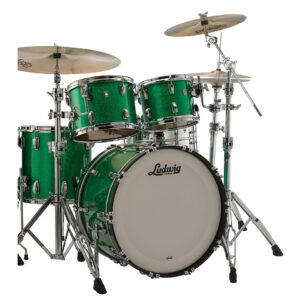 Ludwig Classic Oak Eurobeat 3 22" Green Sparkle Schlagzeug