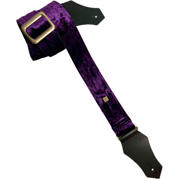 Get'm Get'm Crushed Velvet Purple Gitarrengurt