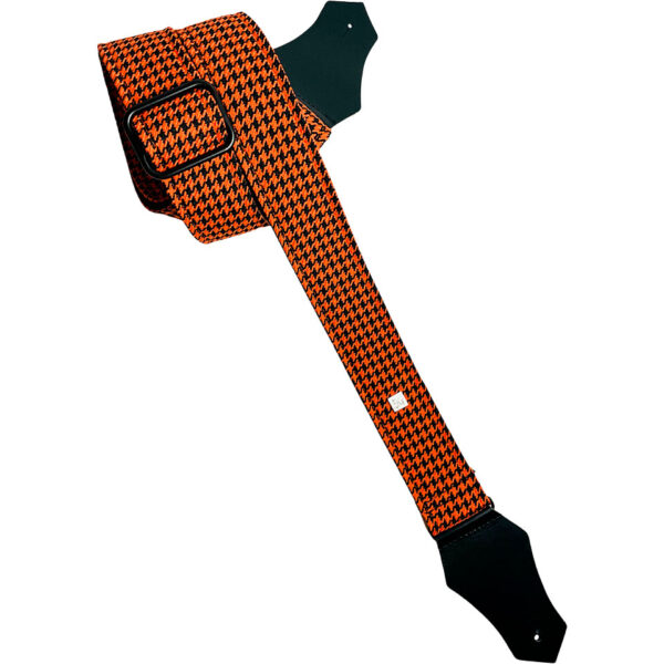 Get'm Get'm Fly Hounds Tooth Orange Gitarrengurt