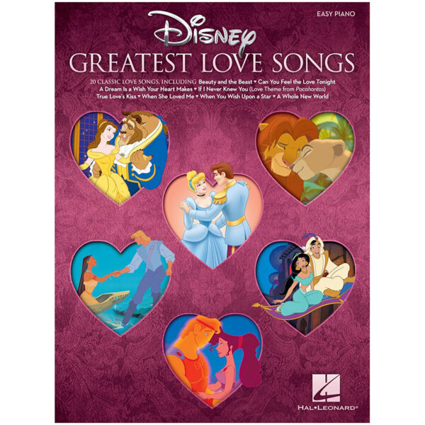 Hal Leonard Disney's Greatest Love Songs for Easy Piano Notenbuch