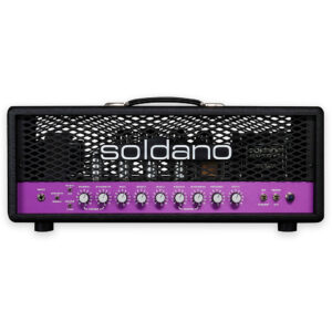 Soldano SLO 100 Signed Black/Purple Topteil E-Gitarre