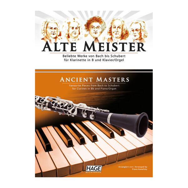 Hage Alte Meister für Klarinette und Klavier Notenbuch