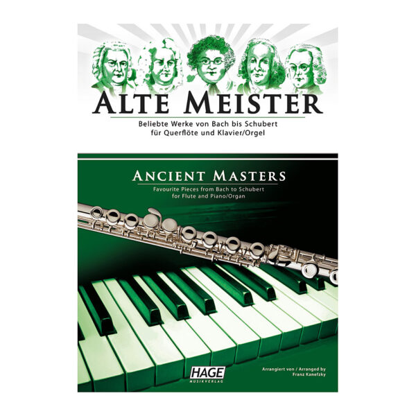 Hage Alte Meister für Querflöte und Klavier Notenbuch