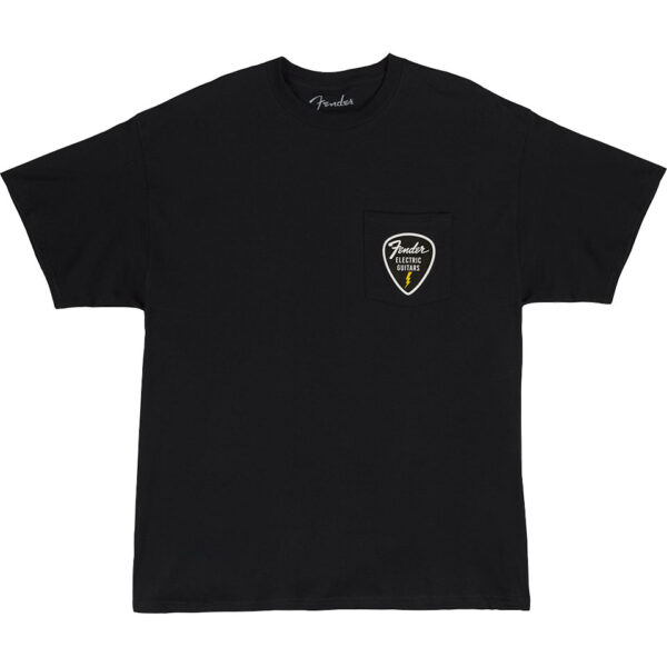 Fender Pick Patch Pocket Tee Black M T-Shirt