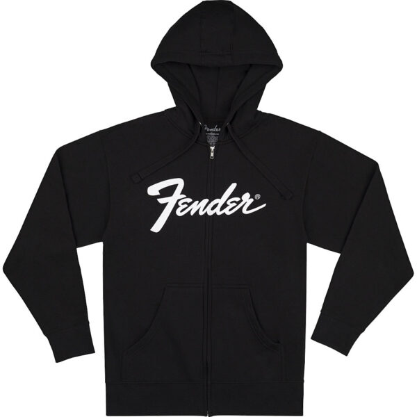 Fender Transition Logo Zip Hoodie Black L Hood Zip