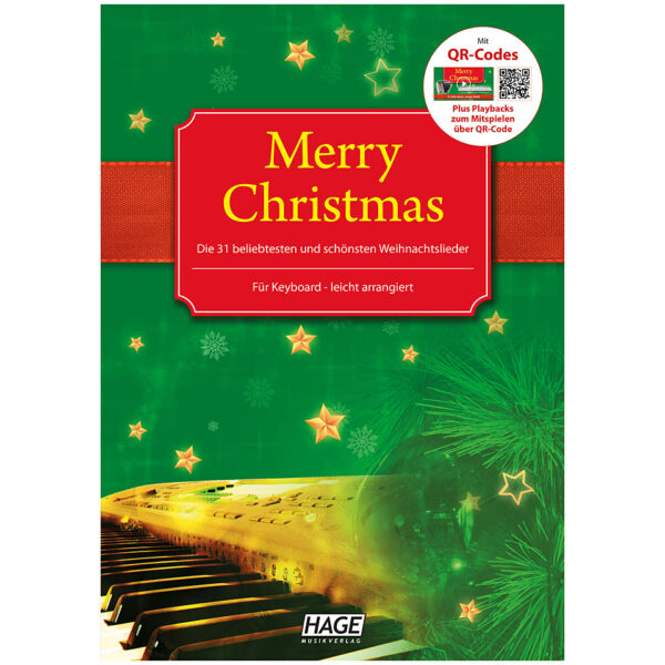 Hage Merry Christmas für Keyboard Notenbuch