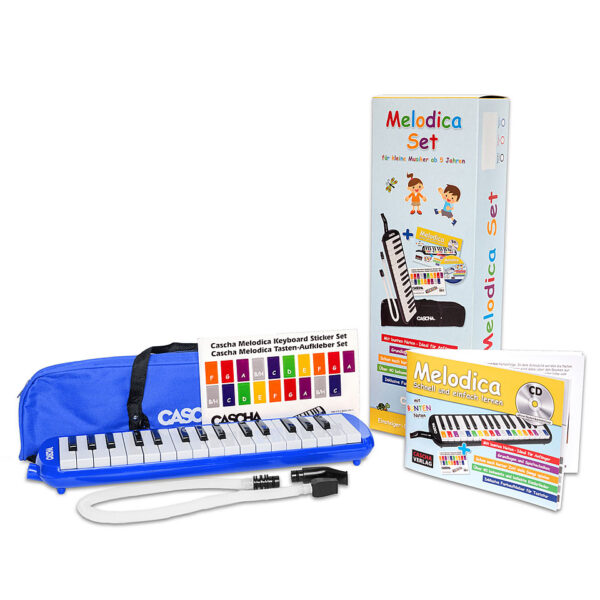 Cascha Melodica HH 2104 DE Set blue Melodica