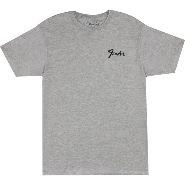 Fender Transition Logo T Shirt Athletic Grey