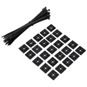 RockBoard Cable Set 50 CableTies & 25 CableTies Holder Effektzubehör