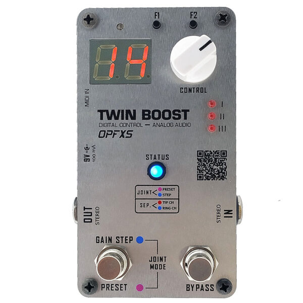 OPFXS Twin Boost Effektgerät E-Gitarre