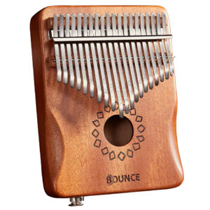 Bounce S-20j-C Acacia Sound Hole Kalimba 20 Notes with Pickup Kalimba