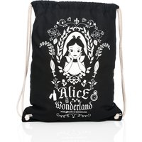 Alice im Wunderland Mirror black  Gymbag schwarz