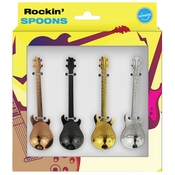 Musikboutique Kübler bass-guitar-shaped spoons Geschenkartikel