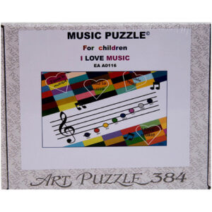 Musikboutique Kübler Puzzle - I love music Spiel