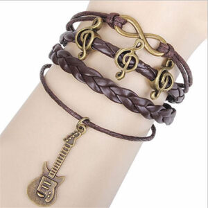 Musikboutique Kübler Bracelet - Treble Clef & Guitar