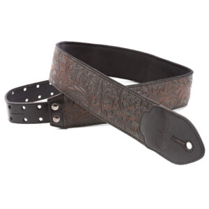 RightOn! Straps Leathercraft Blackguard black Gitarrengurt