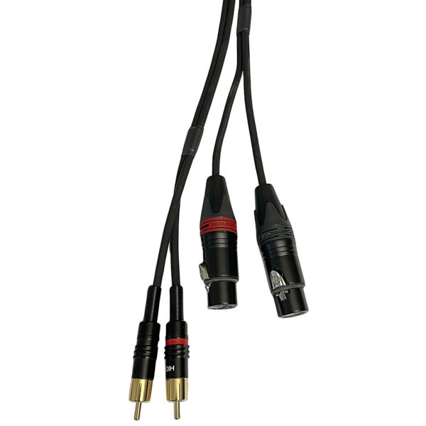 AudioTeknik XLRf > RCA 3 m Audiokabel