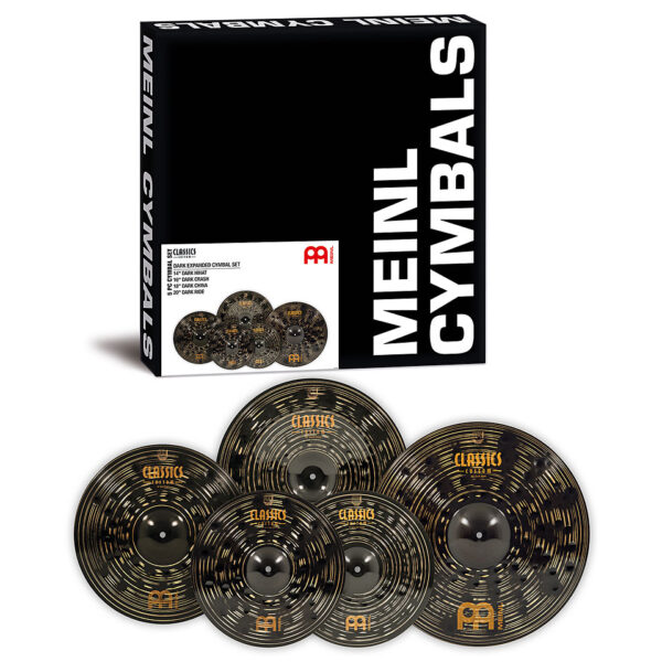 Meinl Classics Custom Dark CCD-CS1 Expanded Cymbal Set Becken-Set