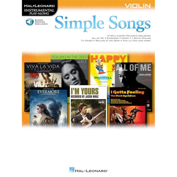 Hal Leonard Simple Songs - Violin Play-Along